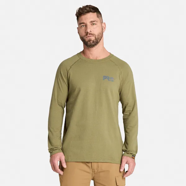 Men's Timberland PRO® Core Reflective Logo Long-Sleeve T-Shirt sold by Timberland