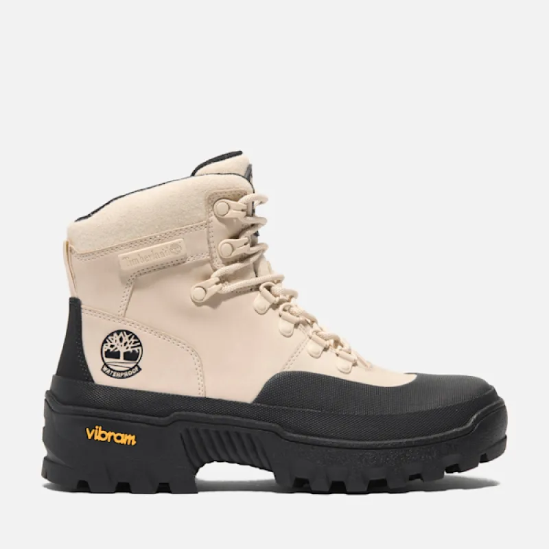 Timberland Women's Vibram Mid Lace-Up Waterproof Boot in NAT NBK sold by Timberland