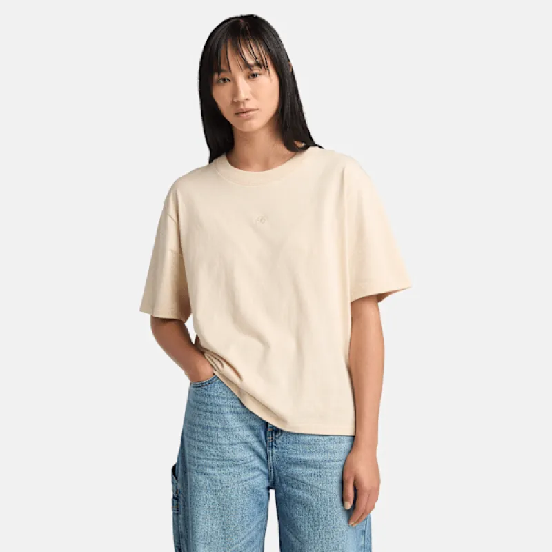 Timberland Women's Lush Short-Sleeve T-Shirt in Angora sold by Timberland
