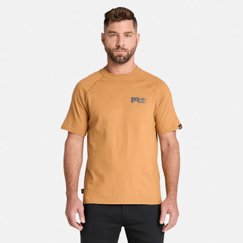 Men's Timberland PRO® Core Reflective Logo T-Shirt in Wheat Boot sold by Timberland