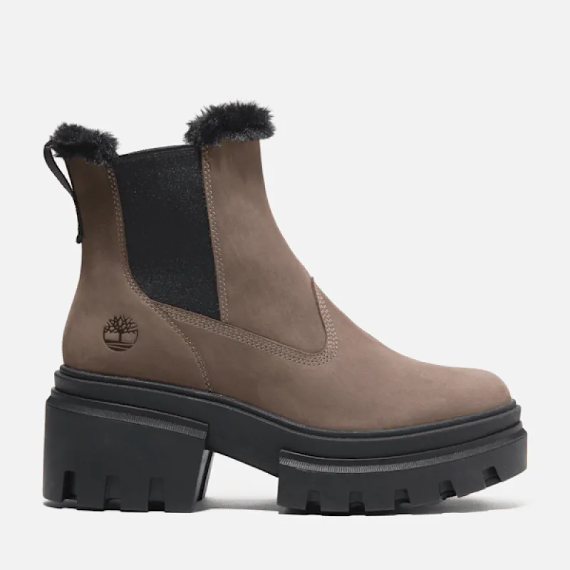 Timberland Women's Everleigh Warm Lined Boot in  Brown Nubuck sold by Timberland