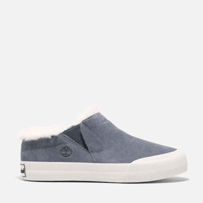 Timberland Women's Skyla Bay 2.0 Warm Lined Sneaker in Dark Blue Suede sold by Timberland