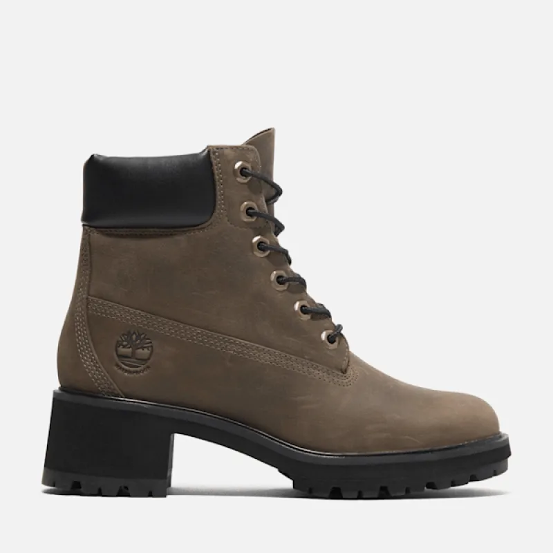 Timberland Women's Kinsley 6-Inch Waterproof Boot in OLV Full Grain sold by Timberland