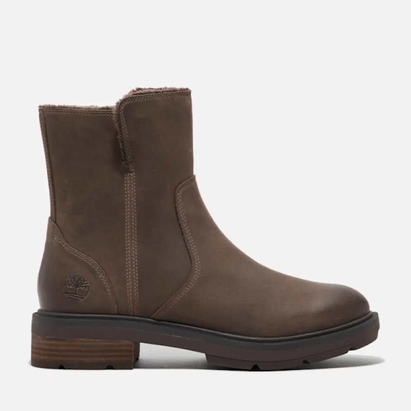 Timberland Women's Brimfield Mid Warm Lined Boot in  BrownGrain sold by Timberland