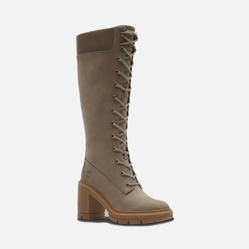 Timberland Women's Allington Heights 14 Inch Lace-Up Boot in Taupe Gray sold by Timberland