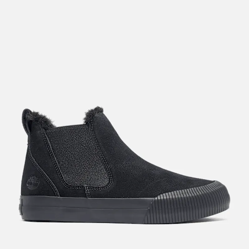 Timberland Women's Skyla Bay 2.0 Low Warm-Lined Bootie in Black Suede sold by Timberland