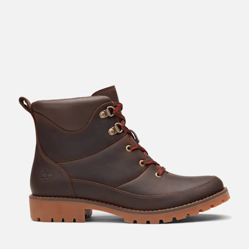 Timberland Women's Ellendale Mid Lace-Up Boot in Dark BrownGrain sold by Timberland