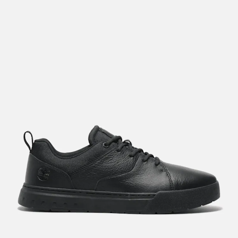 Timberland Men's Maple Grove Sneaker in Black Full Grain sold by Timberland