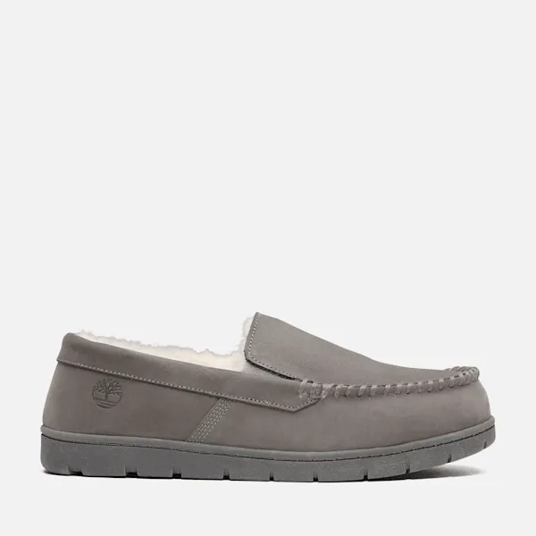 Timberland Men's Venetian Moccasin Slipper in Dark Grey sold by Timberland