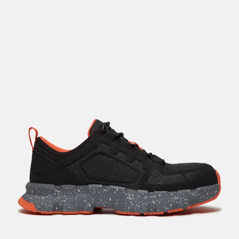 Timberland Men's Powertrain EV Composite Toe SD10 Work Sneaker in Black W Grey sold by Timberland