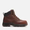 Timberland Women's TiTAN EV 6" Comp-Toe Waterproof Insulated Work Boot in BrownGrain sold by Timberland