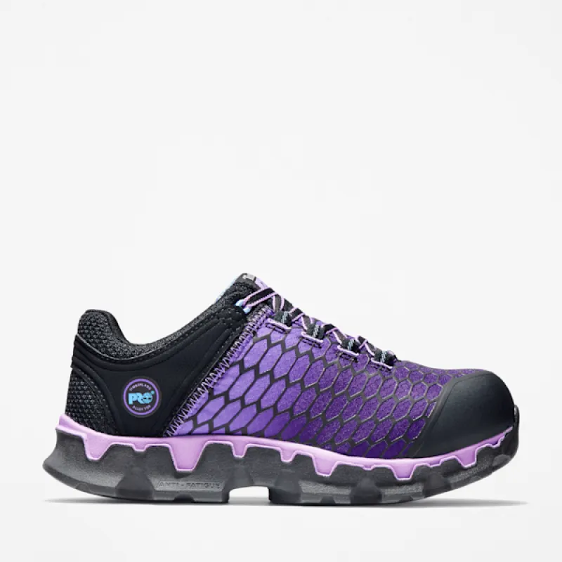 Women's Timberland PRO® Powertrain Sport Alloy Toe Work Sneaker in Black sold by Timberland