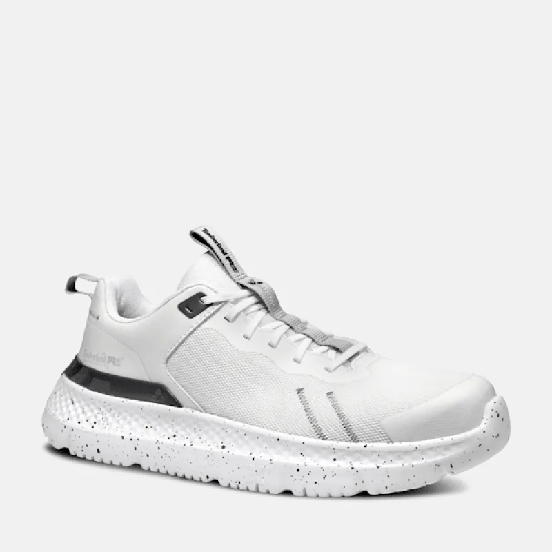 Men's Timberland PRO® Setra Comp-Toe Athletic Work Sneakers in White sold by Timberland