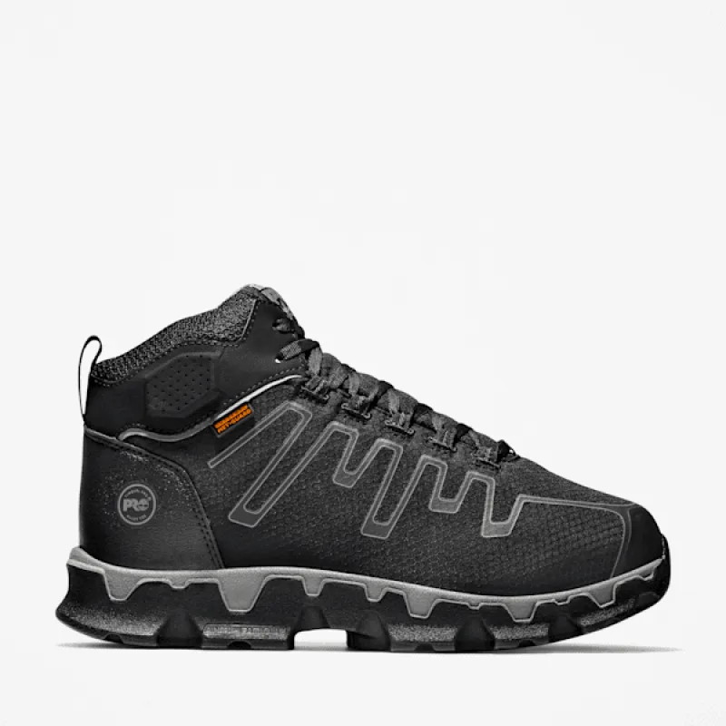 Men's Timberland PRO® Powertrain Sport Met Guard Alloy Toe Work Boot in Black sold by Timberland