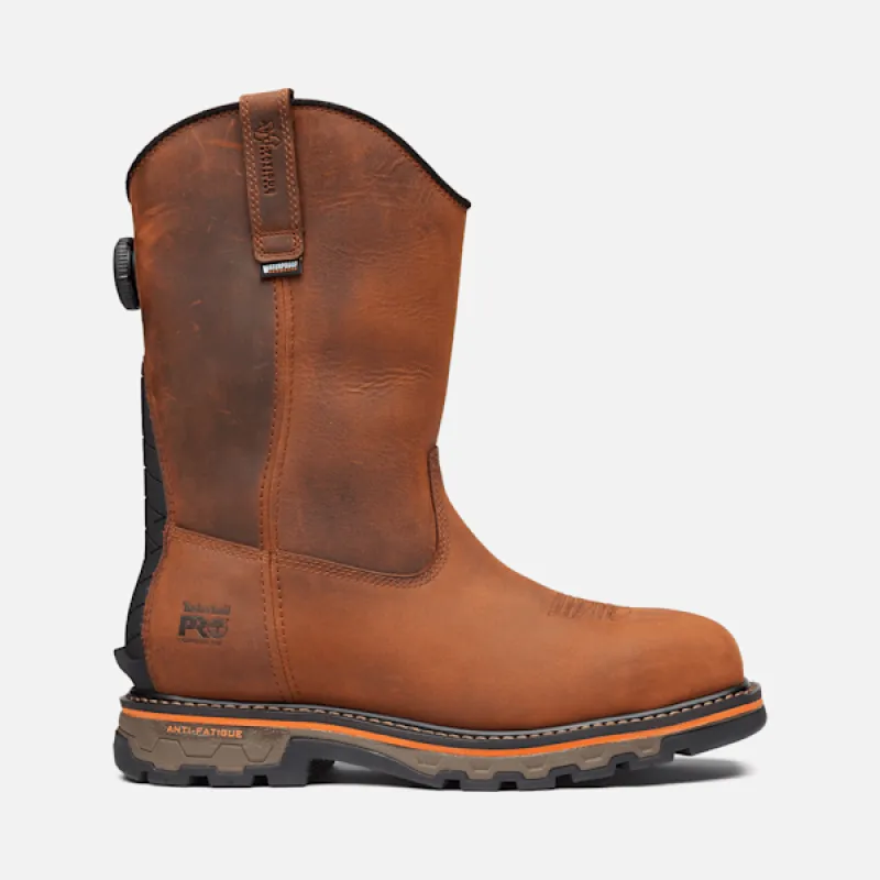Men’s Timberland PRO® BOA® True Grit Pull-On Work Boot in  BrownGrain sold by Timberland