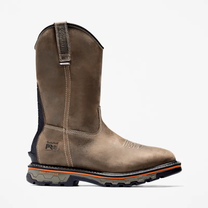 Timberland Men's True Grit Pull On Waterproof Work Boot in Brown sold by Timberland