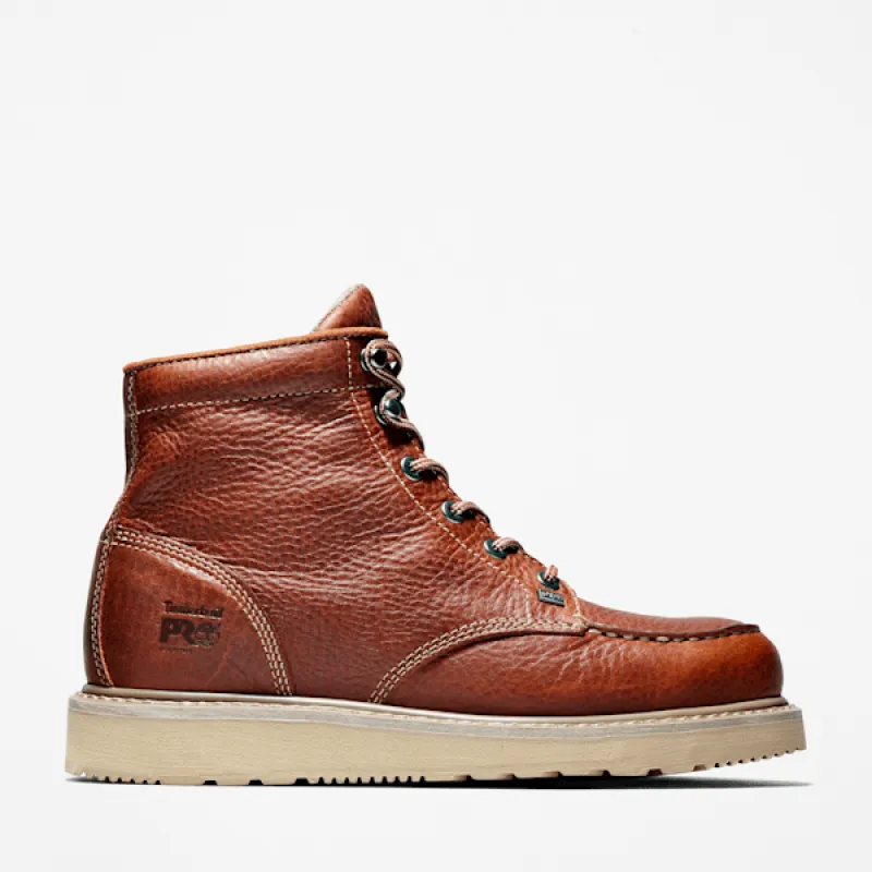 Timberland Men's Barstow 6" Work Boot in Brown sold by Timberland