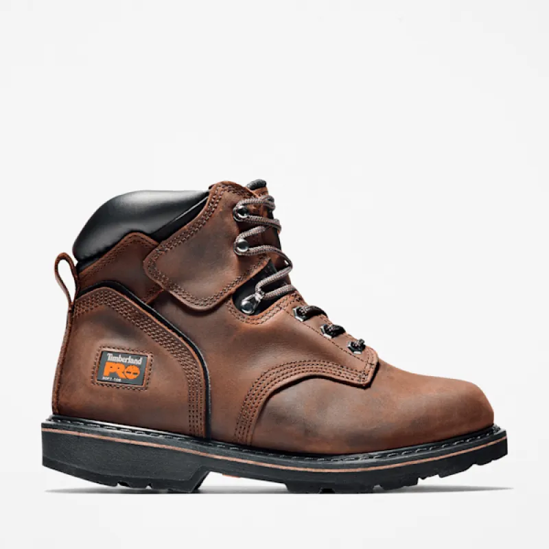 Timberland Men's Pit Boss 6" Work Boot in Brown sold by Timberland