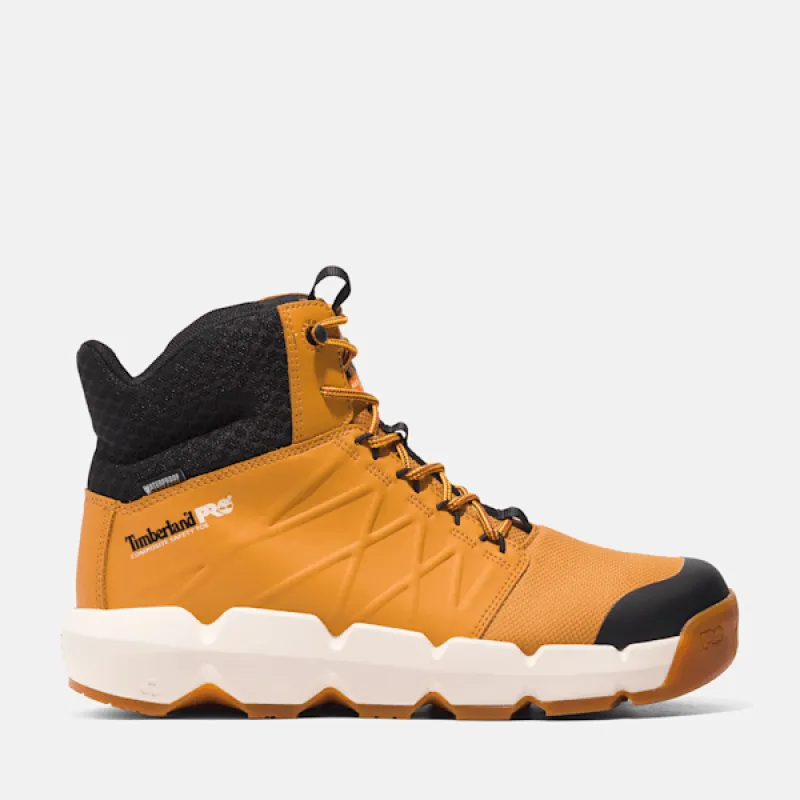 Men's Timberland PRO® Morphix Outdoor 6" Waterproof Comp-Toe Work Boot in Wheat sold by Timberland