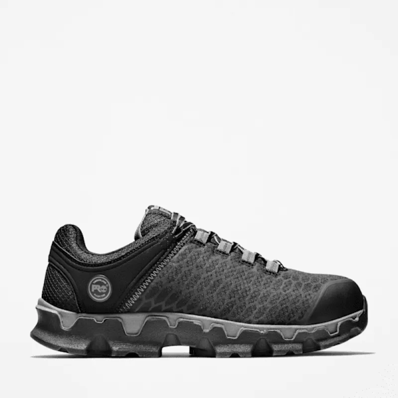 Men's Timberland PRO® Powertrain Sport Alloy Toe Work Sneaker in Black sold by Timberland