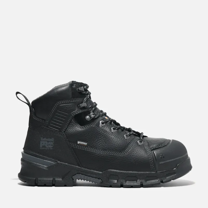 Men's Timberland PRO® Endurance EV 6" Composite Toe Waterproof Work Boot in Black sold by Timberland