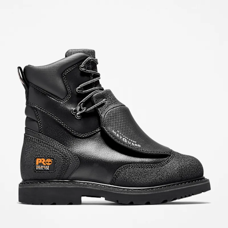 Timberland Men's Met Guard Steel Toe Waterproof Work Boot in Black sold by Timberland