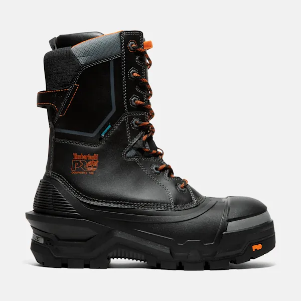 Men's Timberland PRO® Pac Max 10" Waterproof Comp-Toe Work Boot in Black sold by Timberland