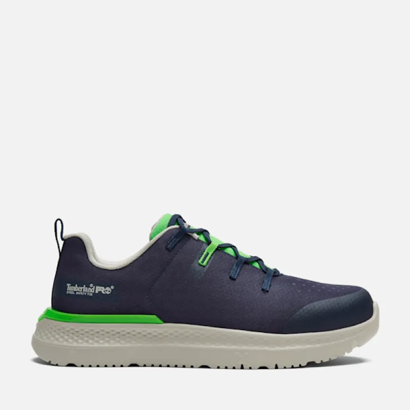 Men's Timberland PRO® Intercept Athletic Steel-Toe Work Sneaker in Blue sold by Timberland