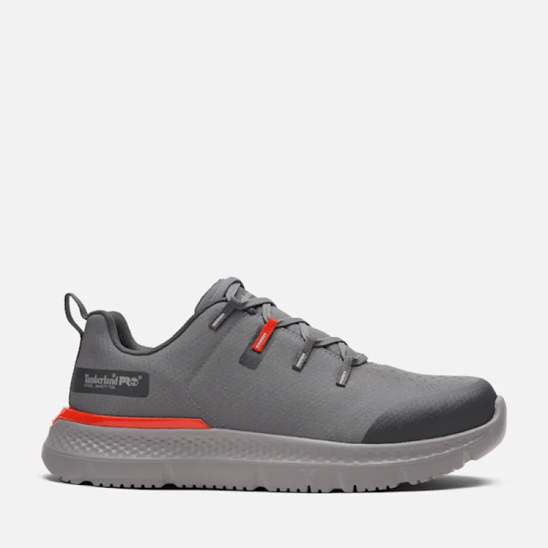 Men's Timberland PRO® Intercept Athletic Steel-Toe Work Sneaker in Grey sold by Timberland