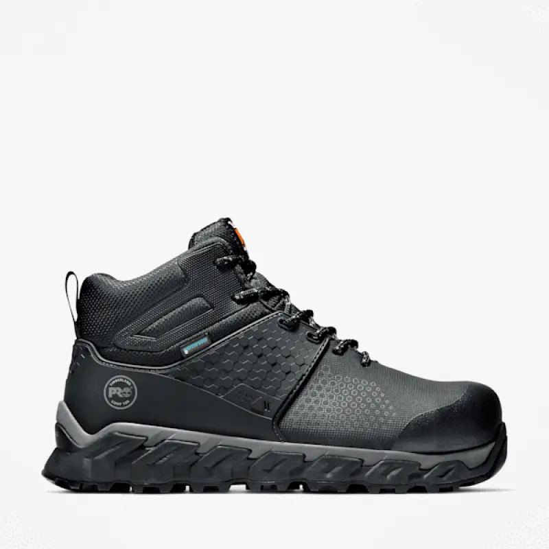 Men's Timberland PRO® Ridgework Waterproof Comp-Toe Work Boot in Black sold by Timberland
