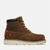 Men's Timberland PRO® Gridworks 6" Waterproof Moc-Toe Work Boot in Brown sold by Timberland
