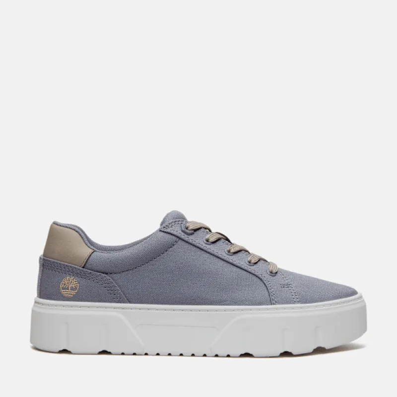 Timberland Women's Laurel Court Low Lace-Up Sneaker in  Purple Cnvs sold by Timberland