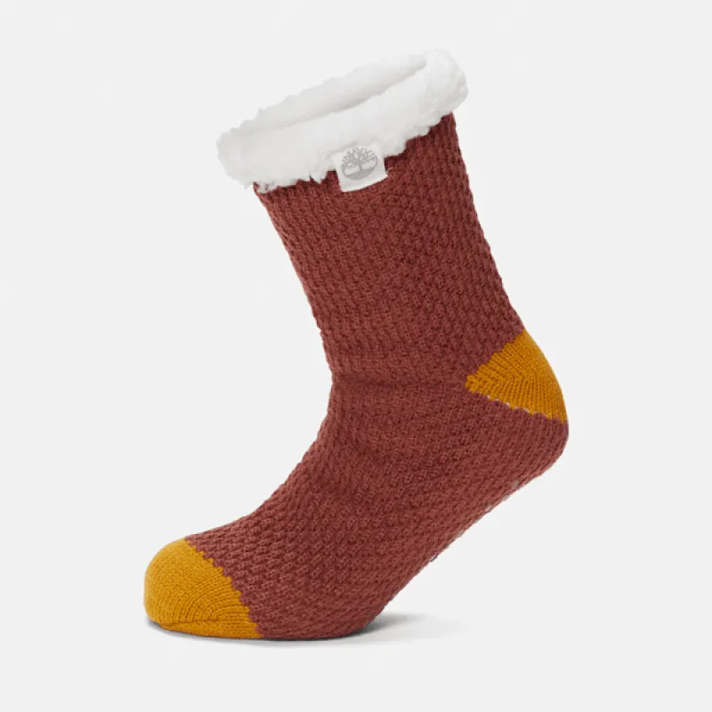 Timberland Women's Home Sock Gift Box in Apple Butter sold by Timberland