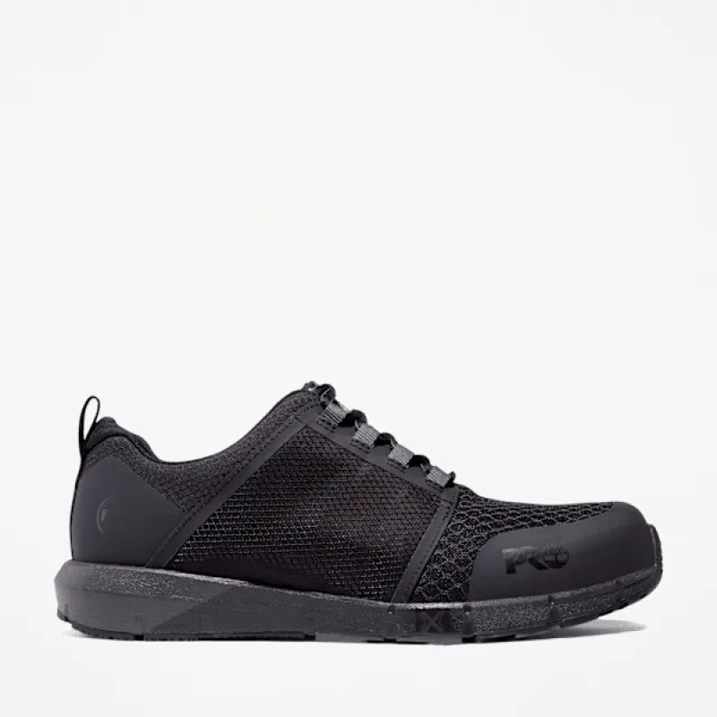 Timberland Men's Radius Composite Toe Work Sneaker in Black sold by Timberland