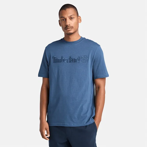 Timberland Men's Hampton Short-Sleeve T-Shirt in Dark Denim sold by Timberland