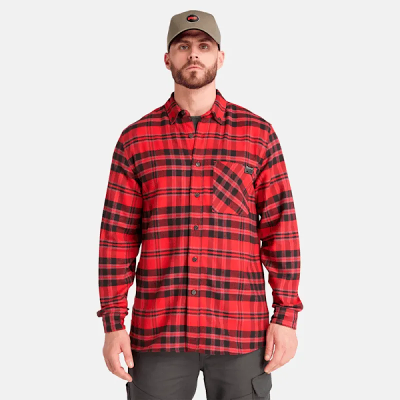 Men's Timberland PRO® Woodfort Midweight Flannel Shirt made by Timberland