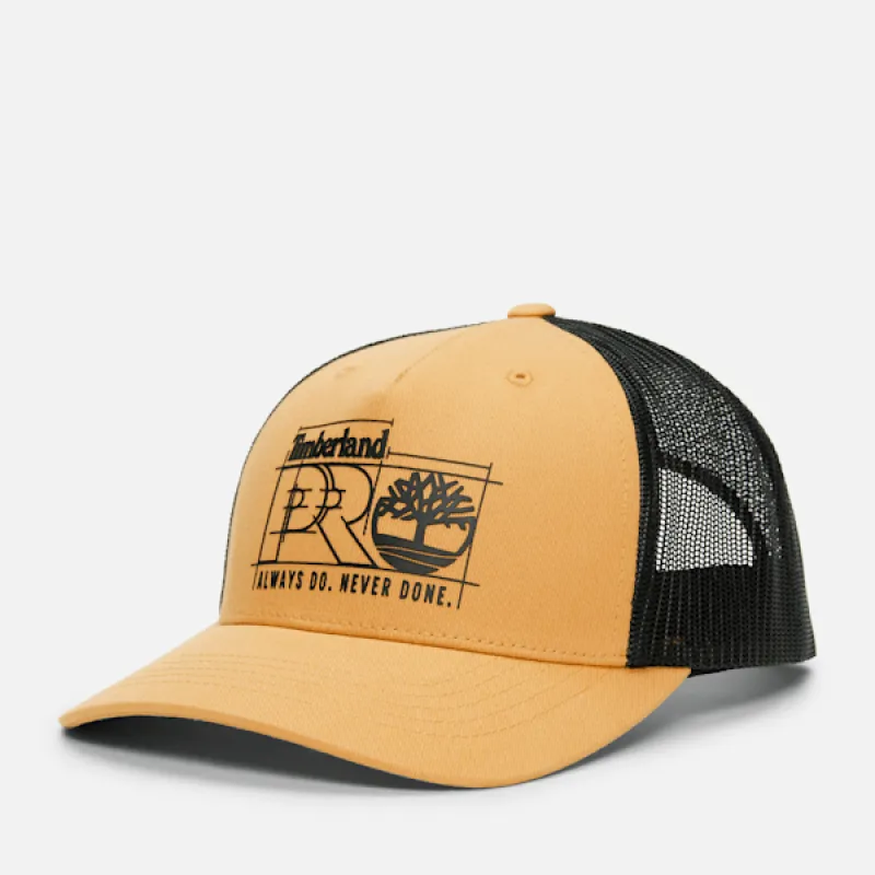 Men’s Innovation Timberland PRO® Blueprint Trucker Hat in Wheat Boot sold by Timberland