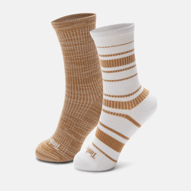 Timberland Women's Novelty 2-Pack Crew Sock sold by Timberland