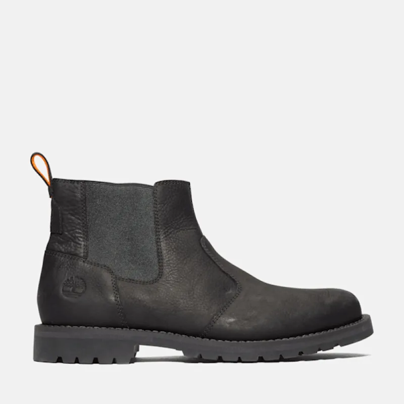 Timberland Men's Redwood Falls Chelsea Boot in Jet Black sold by Timberland