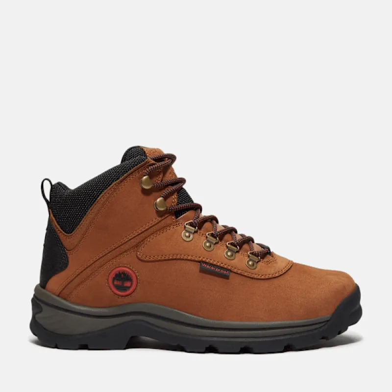 Timberland Men's White Ledge Waterproof Hiking Boot in RST Nubuck sold by Timberland