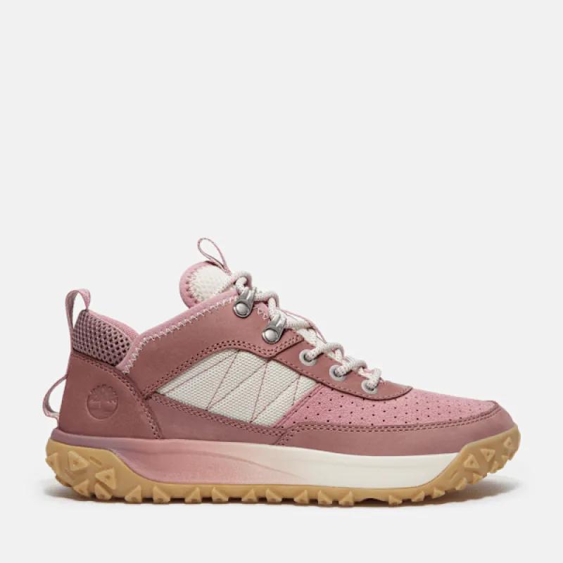 Timberland Women's GreenStride™ Motion 6 Sneaker in  Pink Nubuck made by Timberland