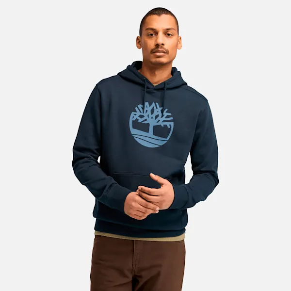 Timberland Men's Kennebec River Tree Logo Hoodie sold by Timberland