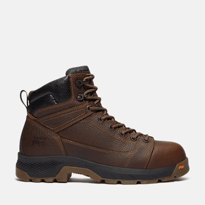 Timberland Men's TiTAN® EV Composite Toe Work Boot in Dark BrownGrain sold by Timberland