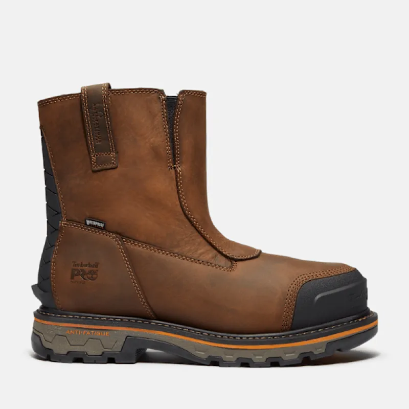Timberland Men's True Grit Chelsea Soft Toe Waterproof Work Boot made by Timberland