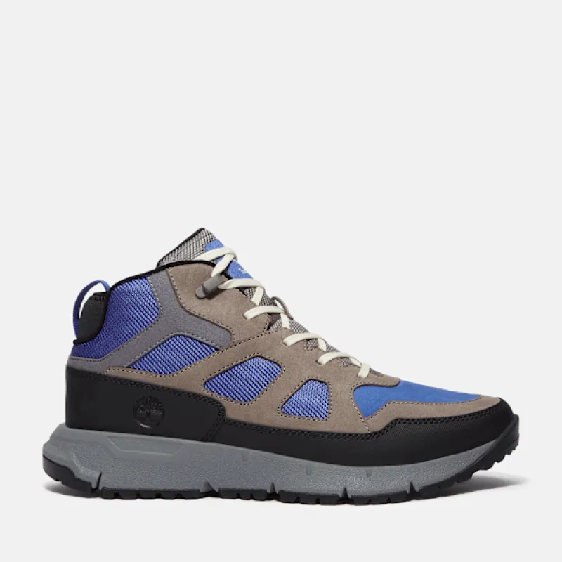 Timberland Men's Voyager Valley Sneaker in BR Blue Nubuck sold by Timberland
