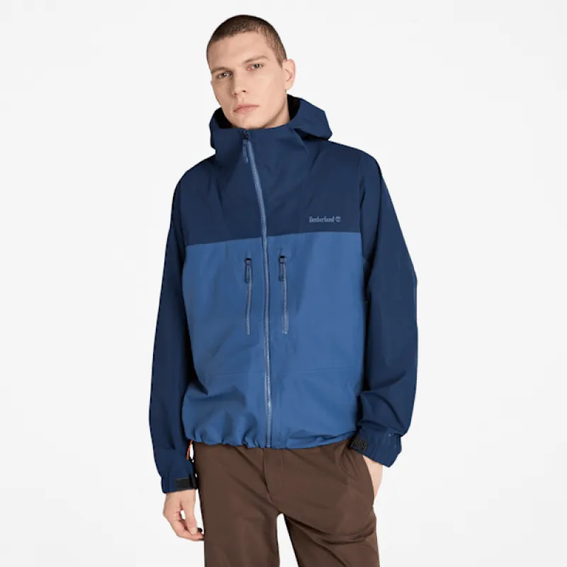 Men's Timberland® Caps Ridge Mobi Flex® Tech Waterproof Jacket in Peacoat-Oceana sold by Timberland