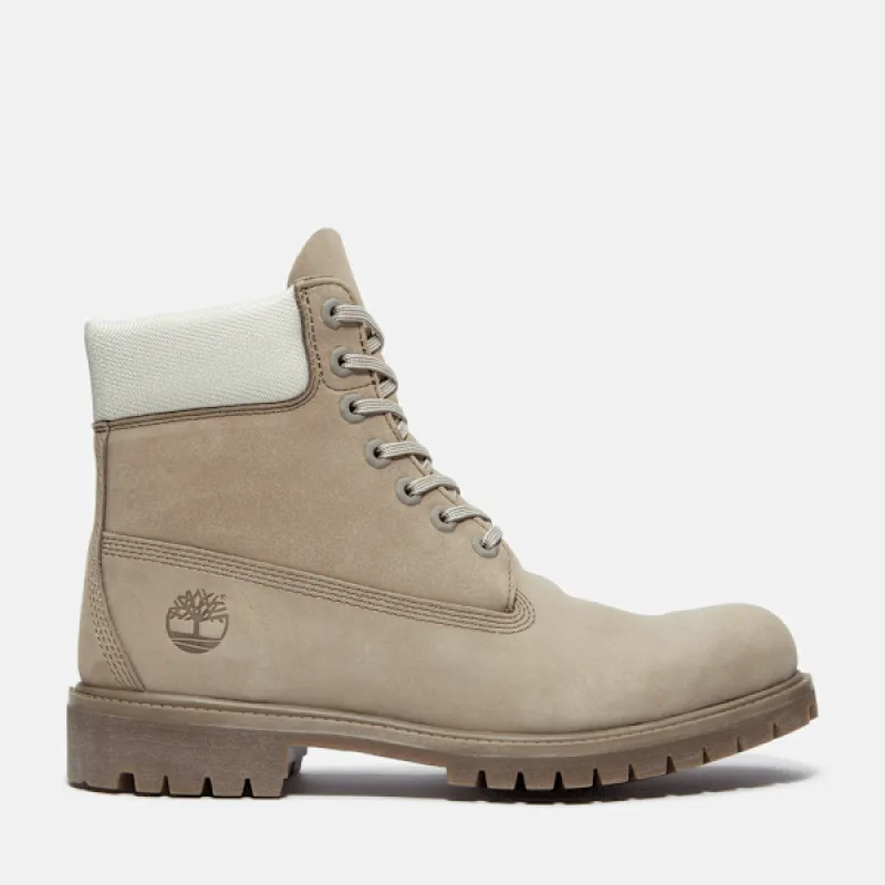Men's Timberland® Premium 6-Inch Waterproof Boot in Mdgrynb W Ltgrn sold by Timberland