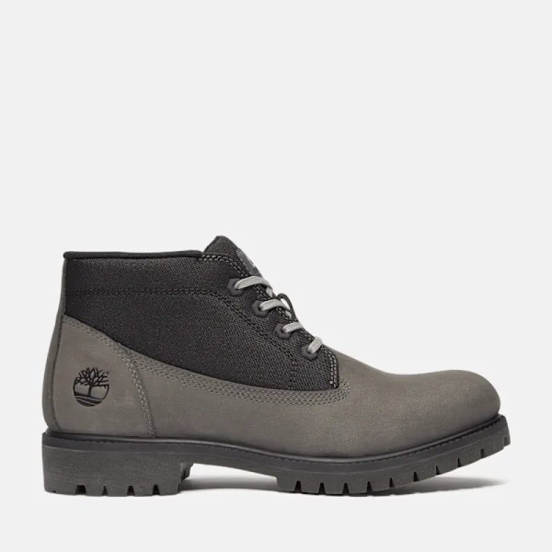 Men's Timberland® Premium Chukka Boot in Mdgry NBK W Black sold by Timberland