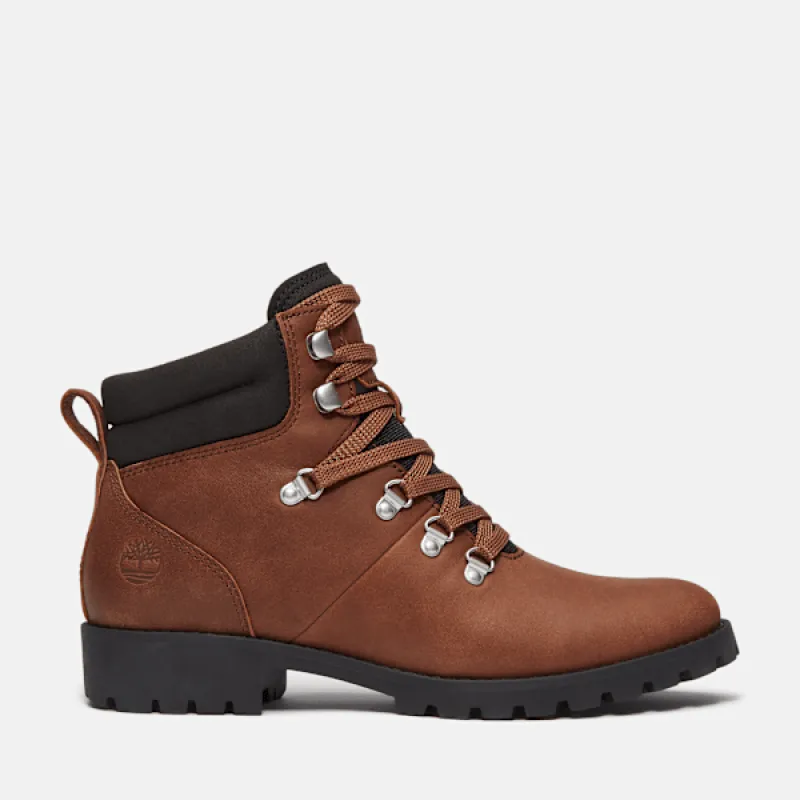 Timberland Women's Ellendale Waterproof Chukka Boot in  BrownGrain sold by Timberland