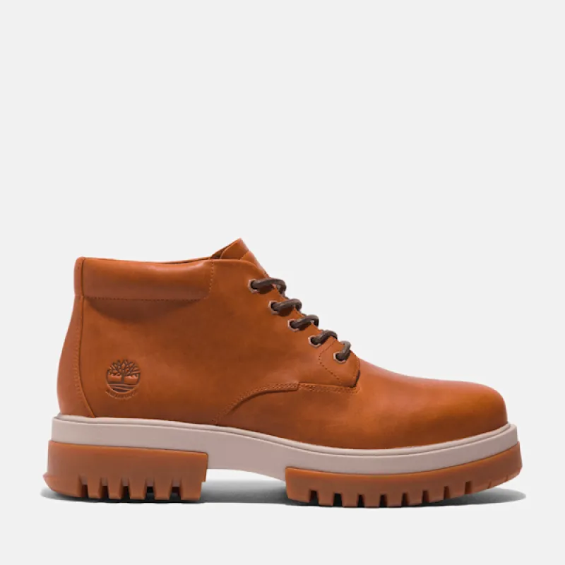 Timberland Men’s Arbor Road Waterproof Chukka in Cognac sold by Timberland